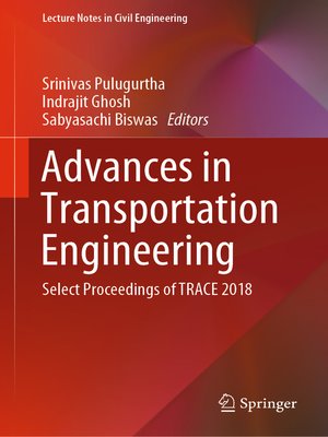 cover image of Advances in Transportation Engineering